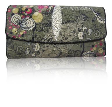 Stingray Trifold Wallet กระเป๋าสามพับ รหัส 24 (สินค้ามีจำนวน 9 ชิ้น/ 9 pieces in stock now))